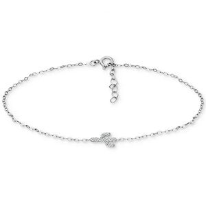 Giani Bernini Sterling silver  cubic Zirconia Cactus Ankle Bracelet